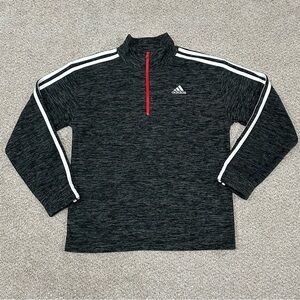 Adidas Boys Quarter Zip Microfleece Long Sleeve